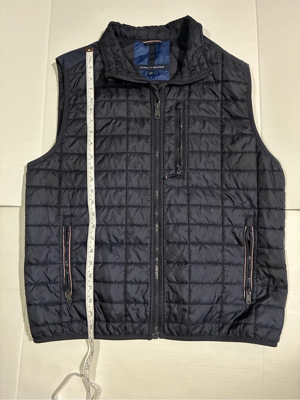 Tommy Hilfiger Men's Dark Navy Quilted Packable Vest
